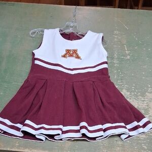Minnesota Gophers 24M. Cheerleader Outfit.